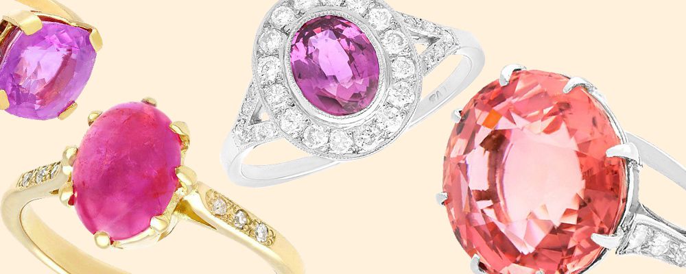 Pink Engagement Rings