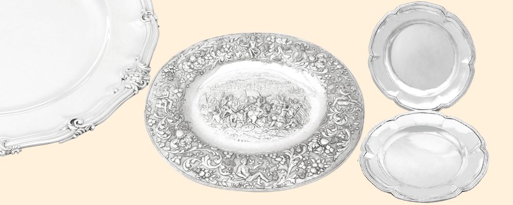 silver plates