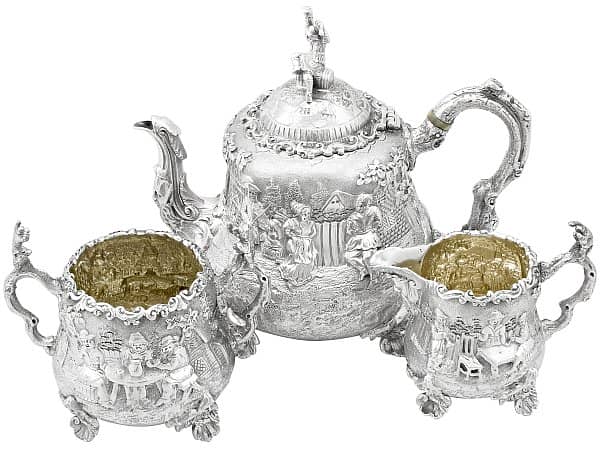 Antique Silver Buyers: Silver Tea Sets, Trays, Bowls