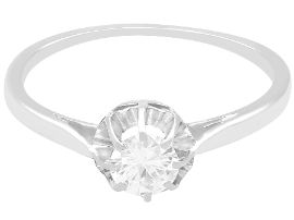 White Gold Diamond Solitaire ring