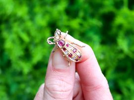 Vintage Insect Brooch outside