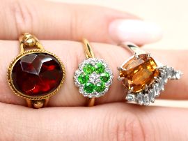 gemstone rings