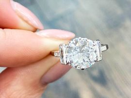 Antique Old Cut Diamond Solitaire Ring