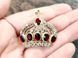 crown brooch