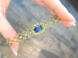 sapphire bracelet