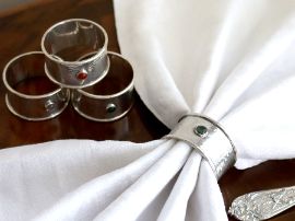 Sterling Silver Napkin Rings