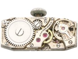 1920s Diamond Cocktail Watch mechanism