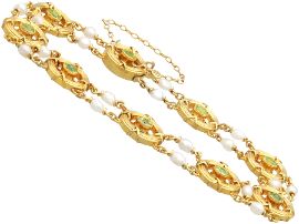 Yellow Gold Peridot Bracelet