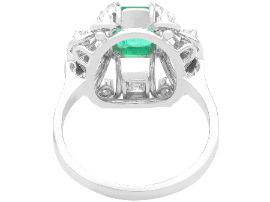 GIA Certified Emerald Ring with Diamonds