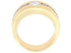 Mens Gold Diamond Wedding Band