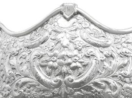 Antique Scottish Silver Bowl detail