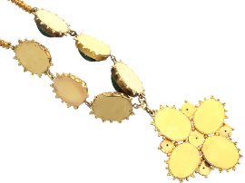 Scarab Beetle Necklace in Yellow Gold reverse