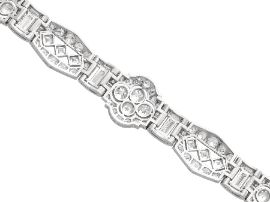 18 Carat Diamond Bracelet in Platinum reverse