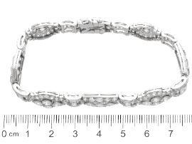 18 Carat Diamond Bracelet in Platinum size