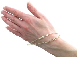 Liberty Yellow Gold Chain on wrist