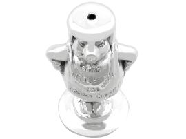 Novelty Silver Pig Salt