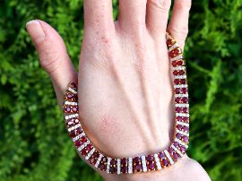 Ruby Jewellery Set