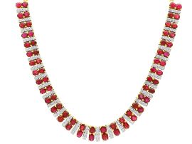 Ruby Jewellery Set