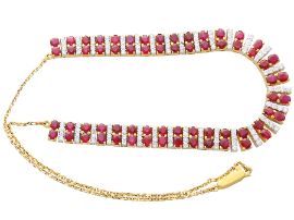 Ruby Jewellery Set