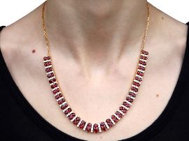 Ruby Jewellery Set