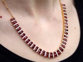 Ruby Jewellery Set