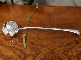 Edwardian Silver Toddy Ladle