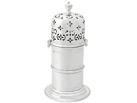 Sterling Silver Lighthouse Style Sugar Caster - Antique Victorian; A3427