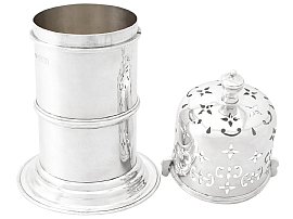 Large Silver Sugar Caster