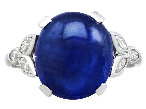 Antique Burmese Sapphire Ring | Sapphire Jewellery | AC Silver