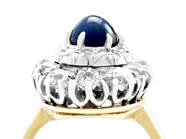 Sapphire Diamond Cocktail Ring