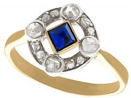 Sapphire & Diamond Dress Ring