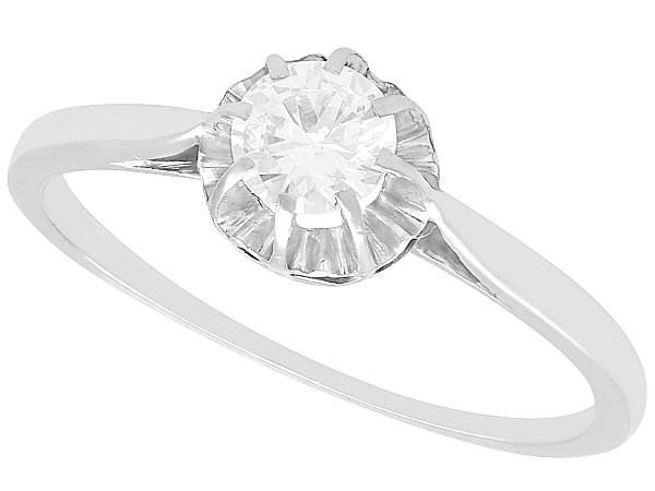 White Gold Diamond Solitaire