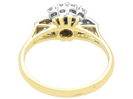 Sapphire and Diamond Yellow Gold Ring