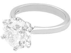 4.89 carat diamond ring