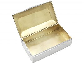 Silver and Enamel Box | Edwardian Silverware for Sale | AC Silver