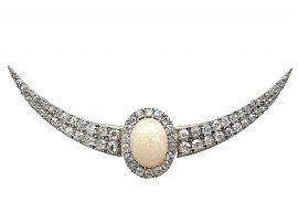 opal diamond brooch