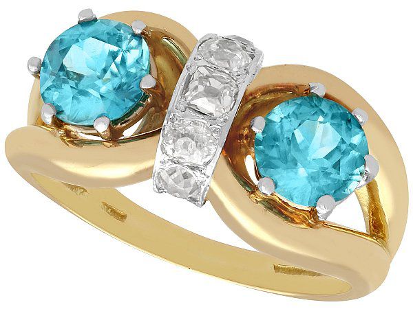 Antique Zircon Ring | 1930s Gemstone Rings | AC Silver