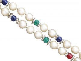 Pearl Gemstone Necklace