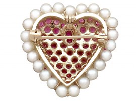 ruby heart pendant