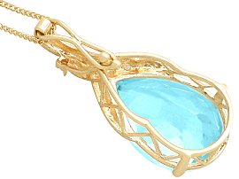 Topaz Pendant in Gold