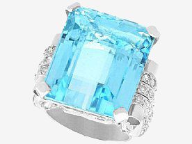 Antique Aquamarine Rings