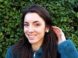 Antique Opal and Diamond Earrings wearing 