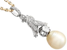 Gold South Sea Pearl Pendant in 18Carat Gold