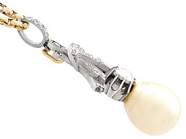 Gold South Sea Pearl Pendant in 18k Gold