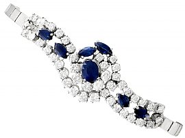C1796a Vintage Sapphire Diamond Bracelet 2308 General 