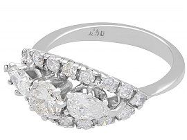 White Gold and Diamond Dress Ring
