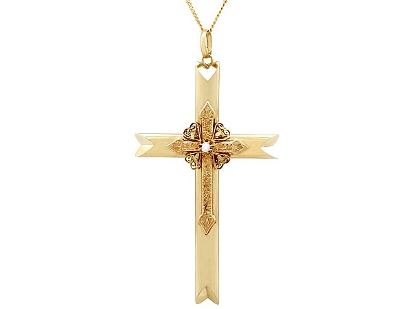 Victorian Cross Pendant for Sale | AC Silver