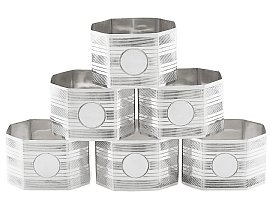 1930s Sterling Silver Napkin Rings