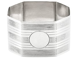 1930s Sterling Silver Napkin Rings