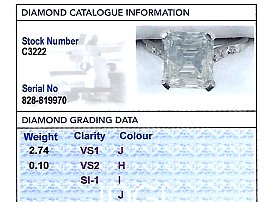 GIA Certified Diamond Engagement Ring